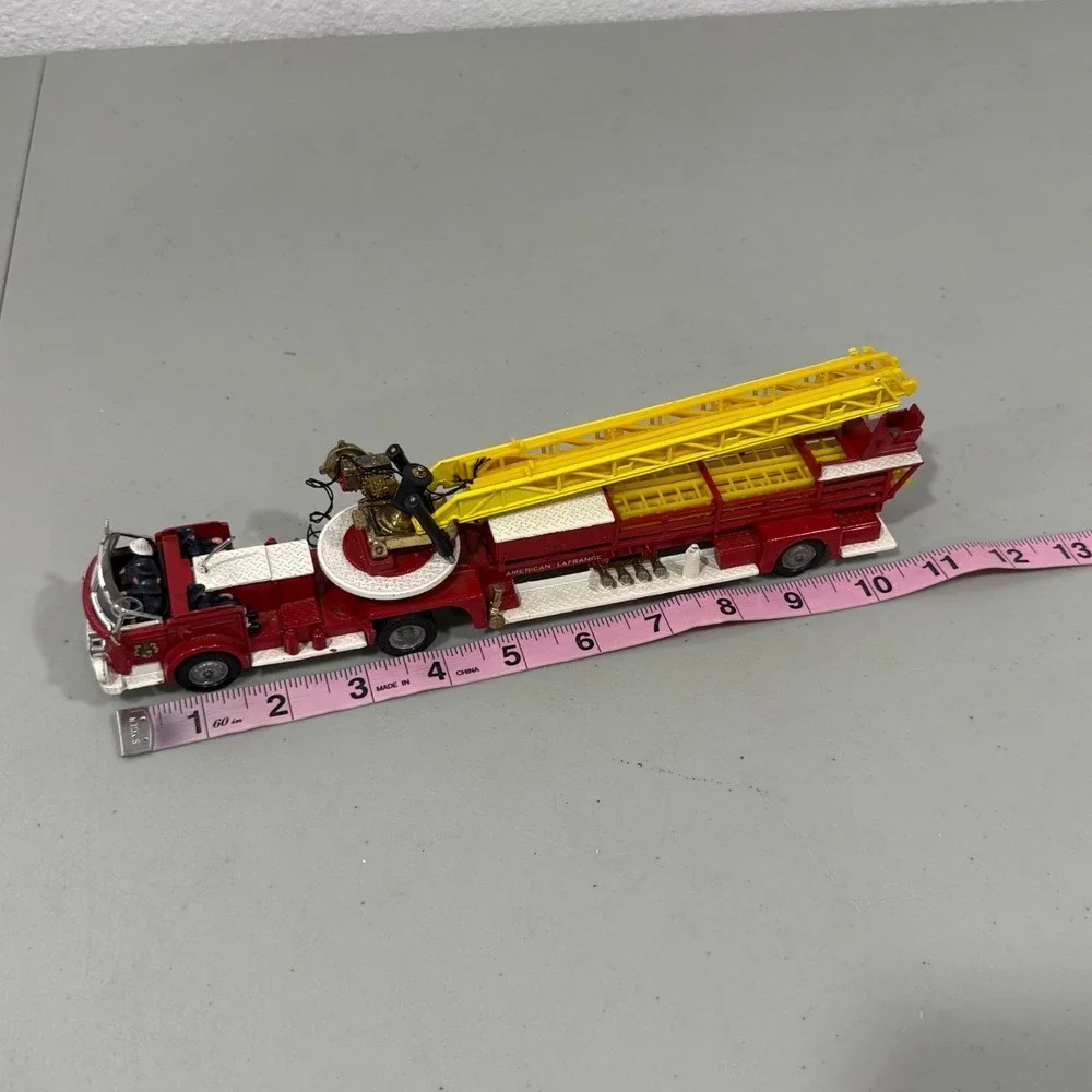 Vintage Corgi Major Toys American LaFrance Aerial Rescue Truck Red White